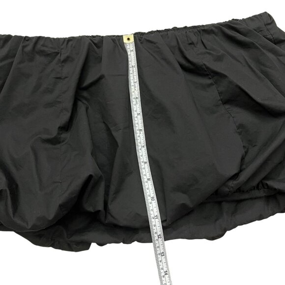 Khy Low Rise Bubble Hem Mini Skirt Black Size XL NWT Baddie Avant Garde - Picture 9 of 9